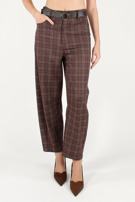 Pantaloni Ovetto in Tartan