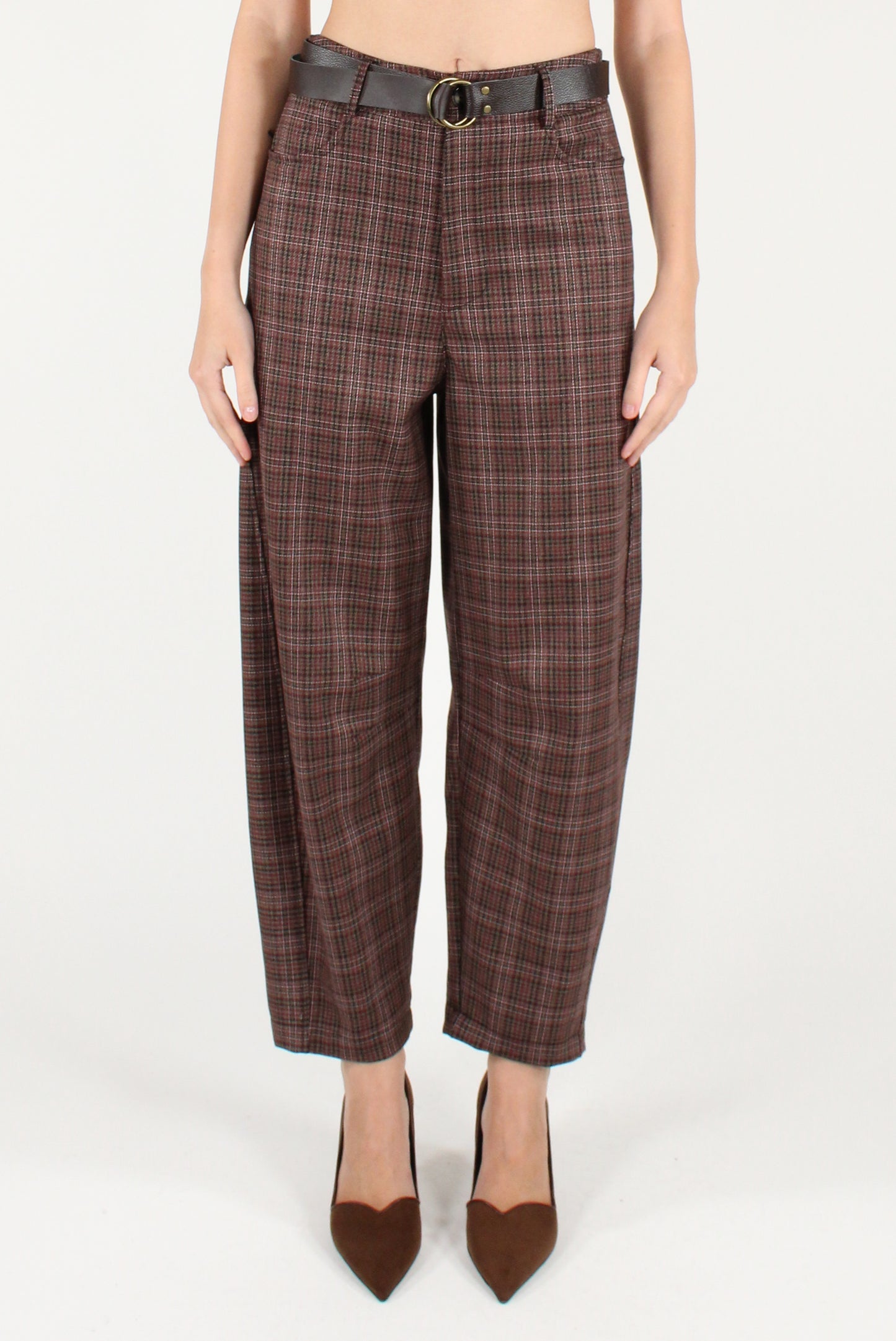 Pantaloni Ovetto in Tartan