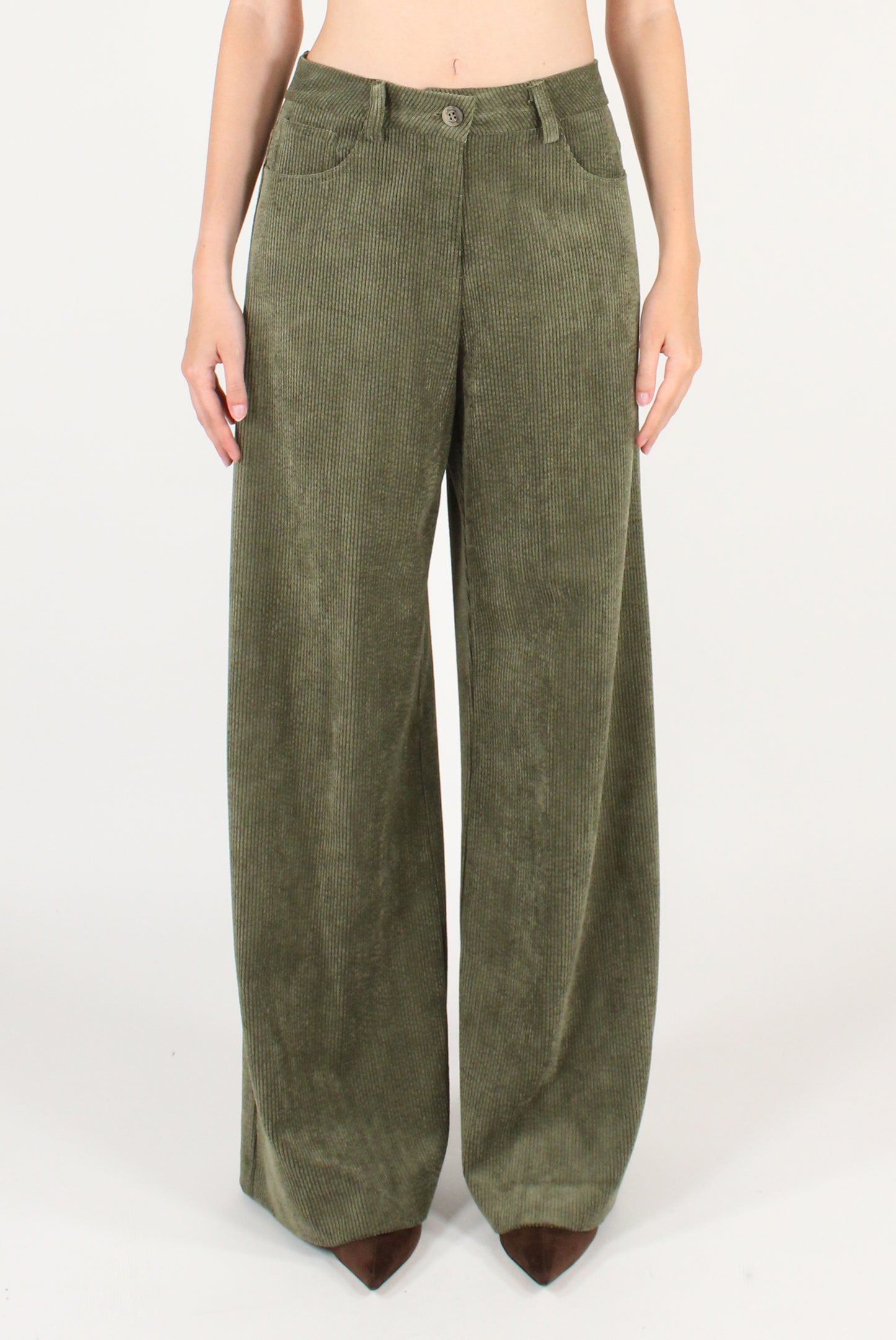 Corduroy Palazzo Pants