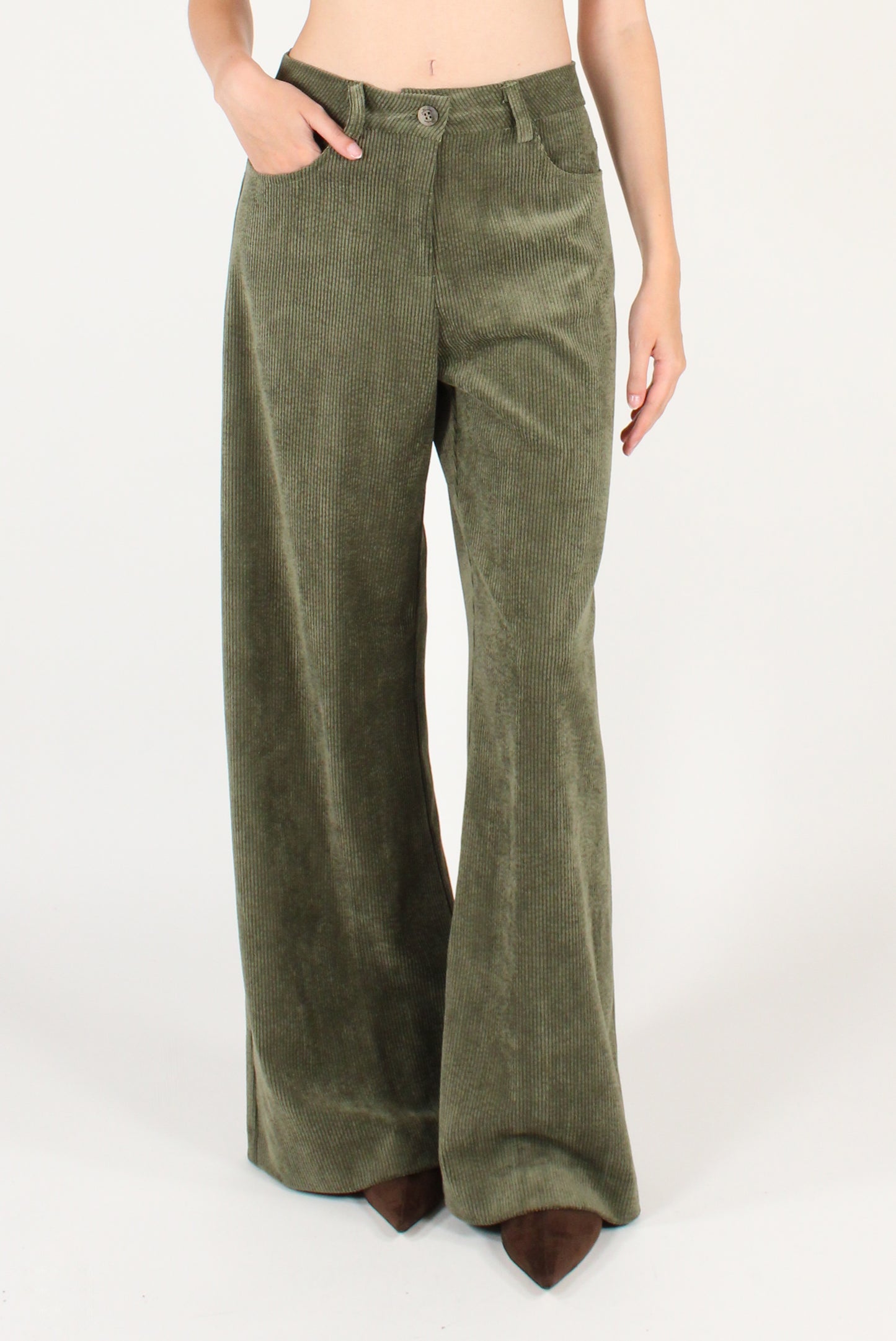 Corduroy Palazzo Pants