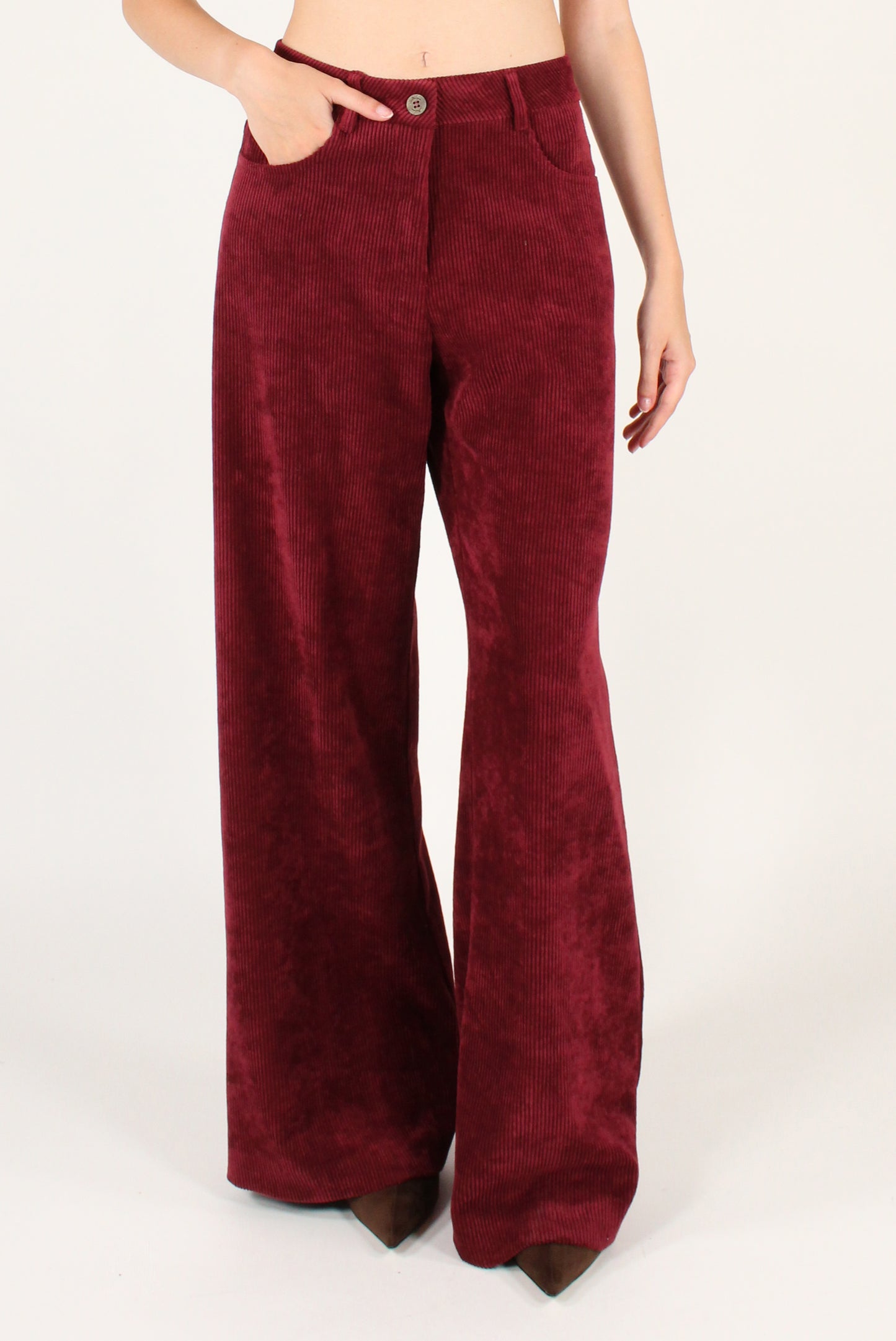 Corduroy Palazzo Pants