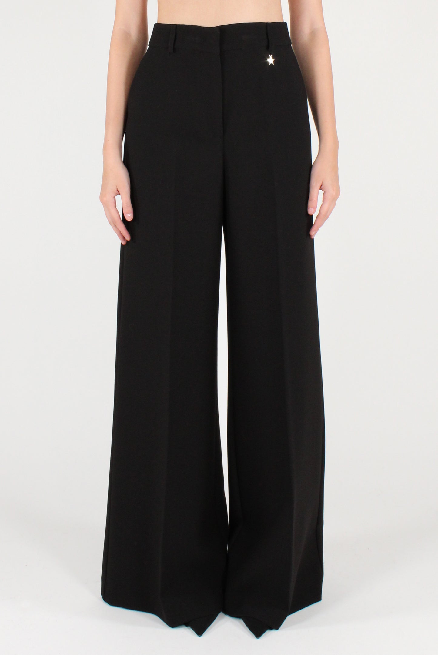 Pantaloni a Palazzo Misto Viscosa