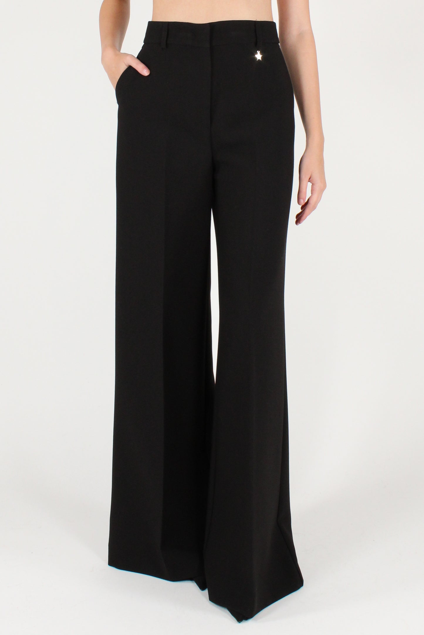 Pantaloni a Palazzo Misto Viscosa