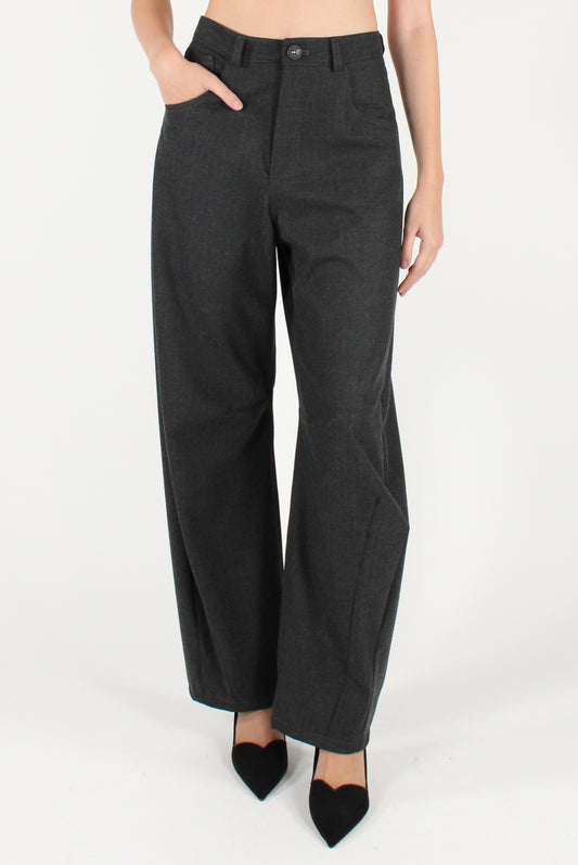 Pantaloni Semi Balloon Gessati