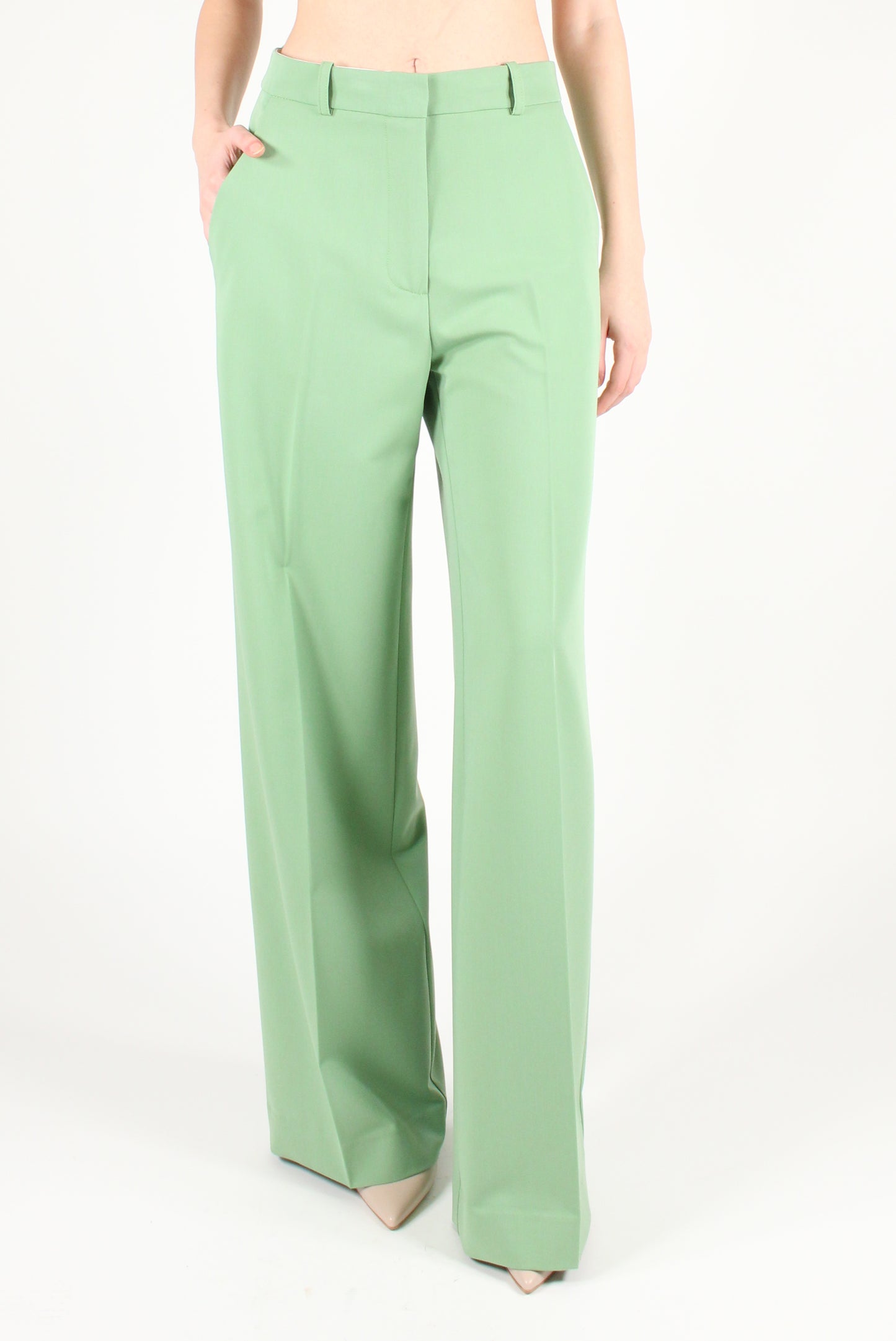 Pantaloni a Palazzo Tinta Unita
