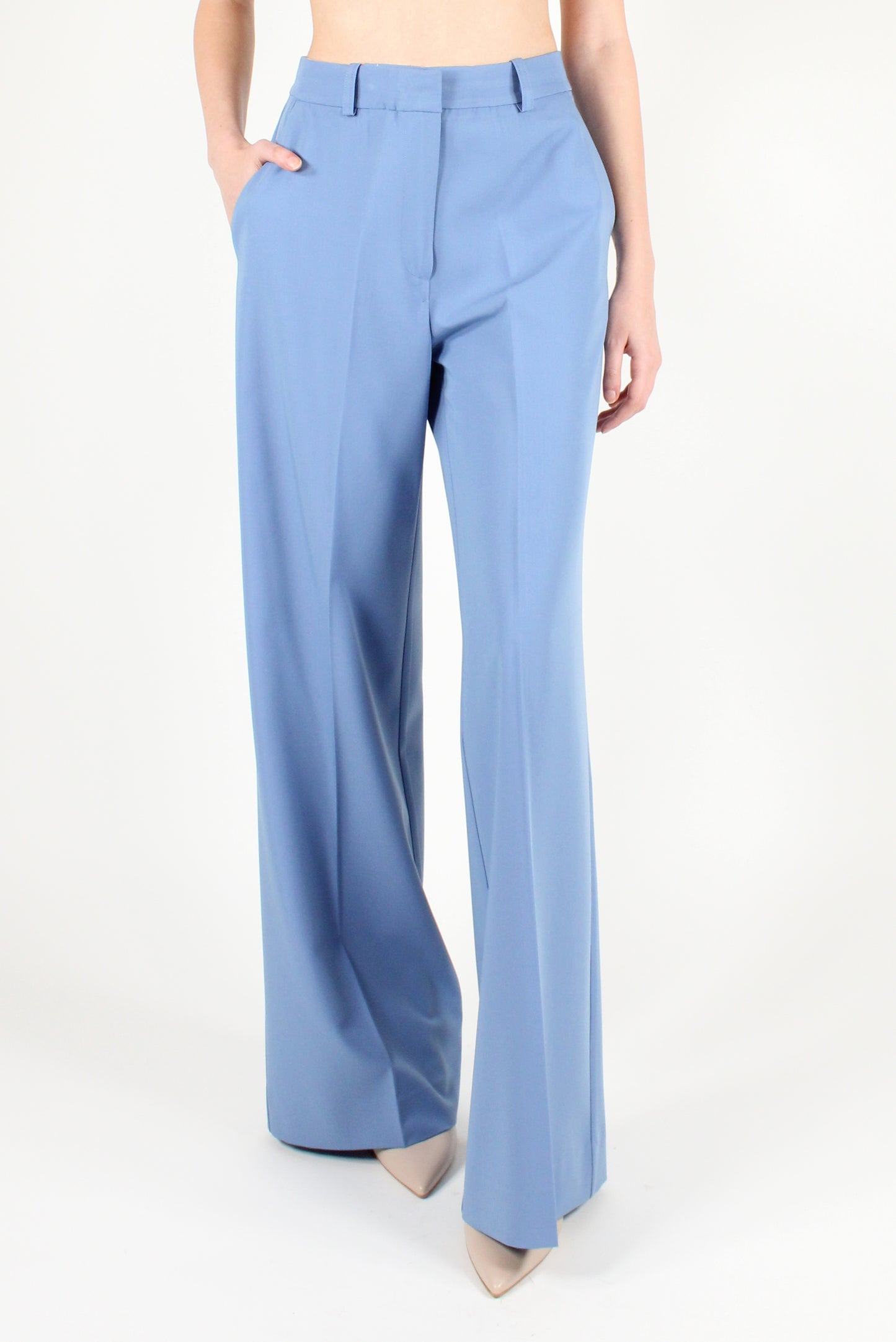 Pantaloni a Palazzo Tinta Unita