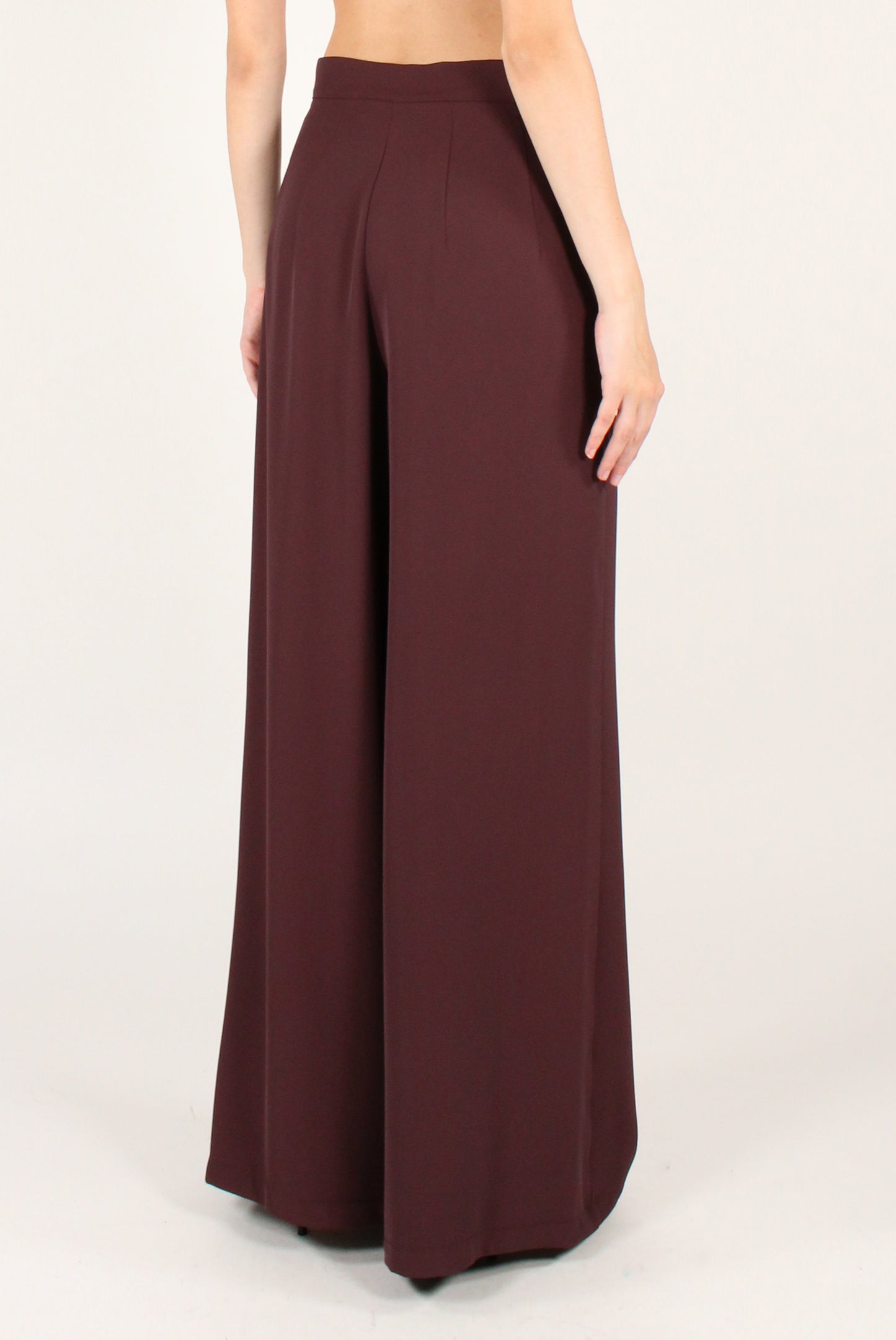 Pantaloni a Palazzo con Pinces