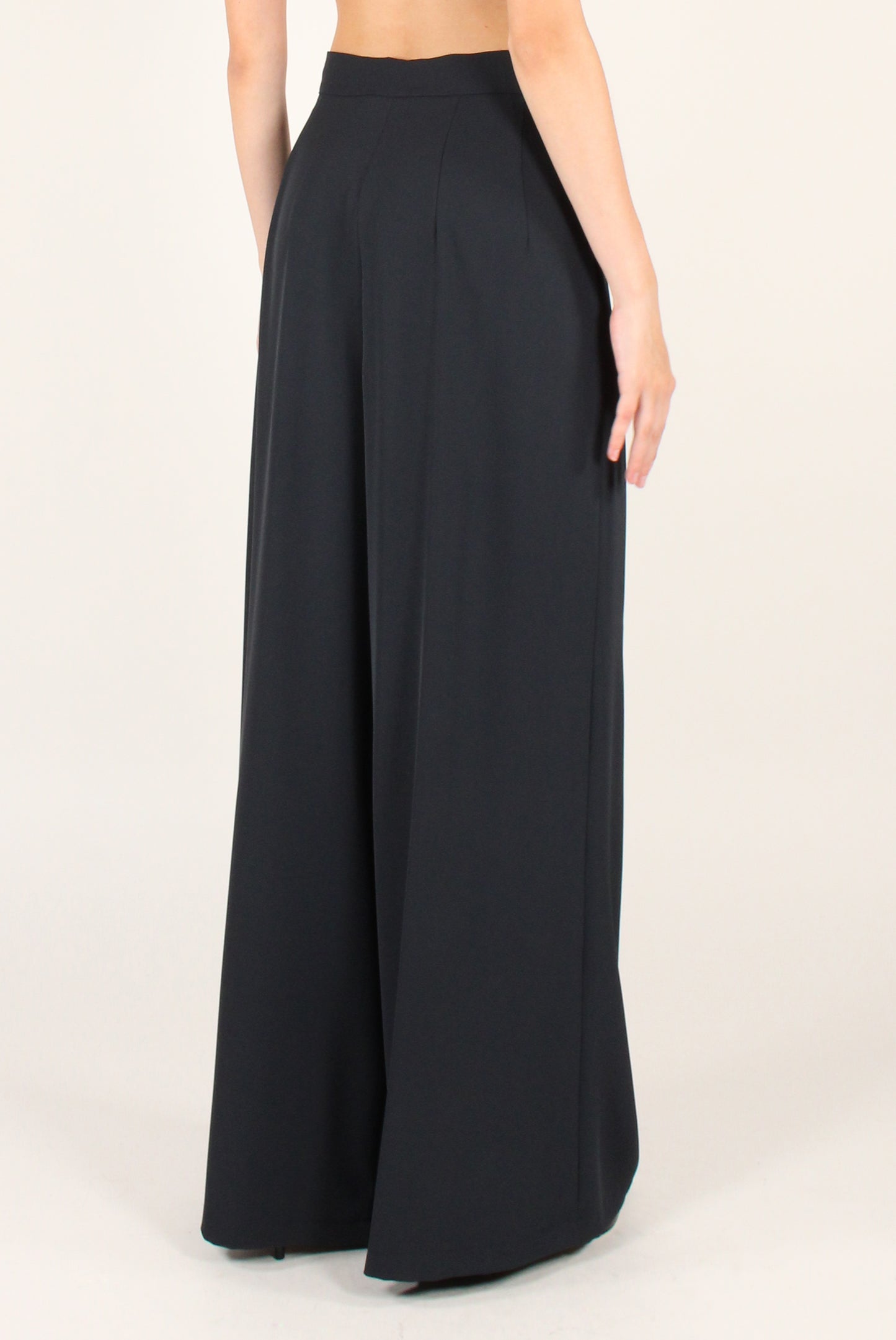 Pantaloni a Palazzo con Pinces
