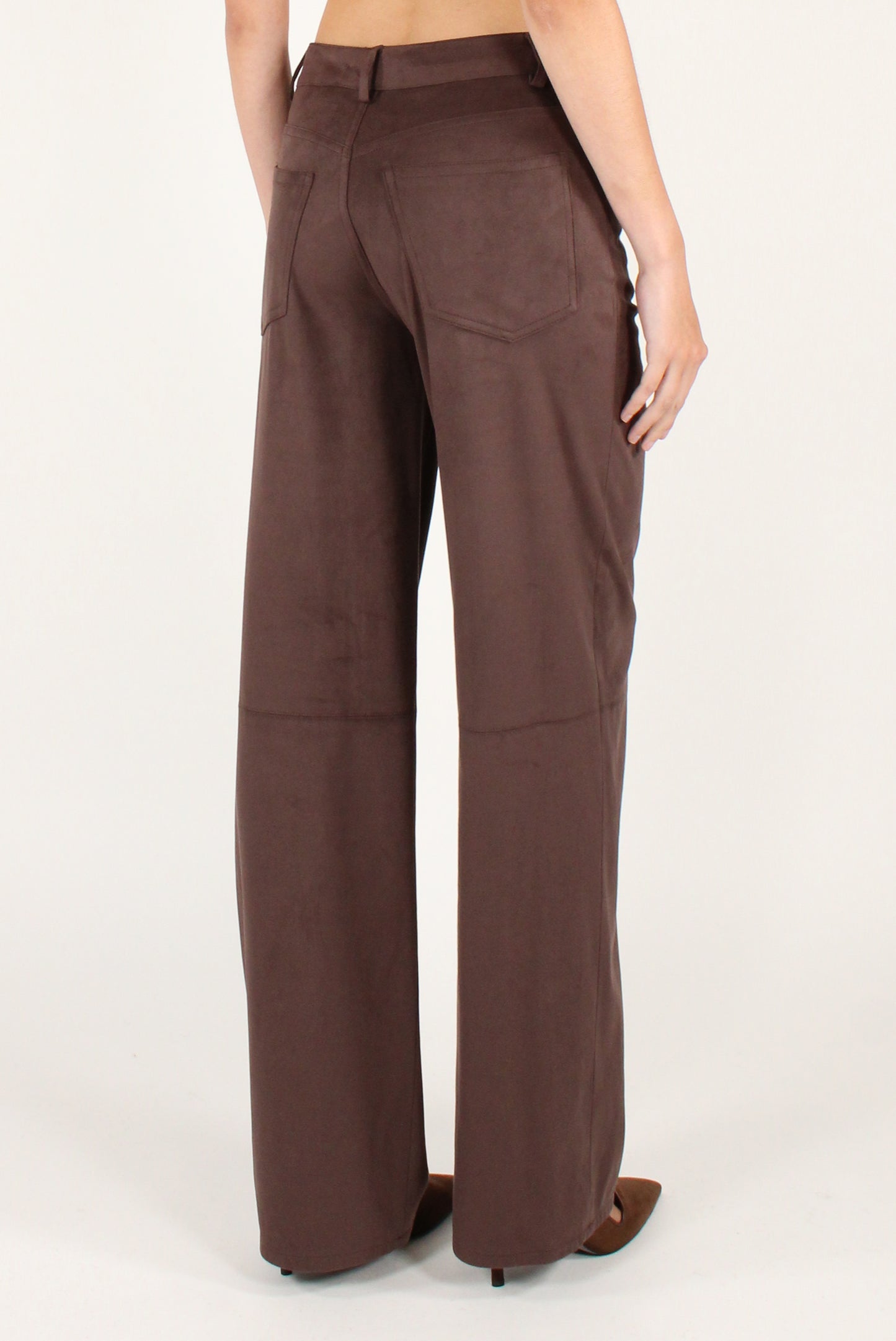 Pantaloni in Eco Camoscio