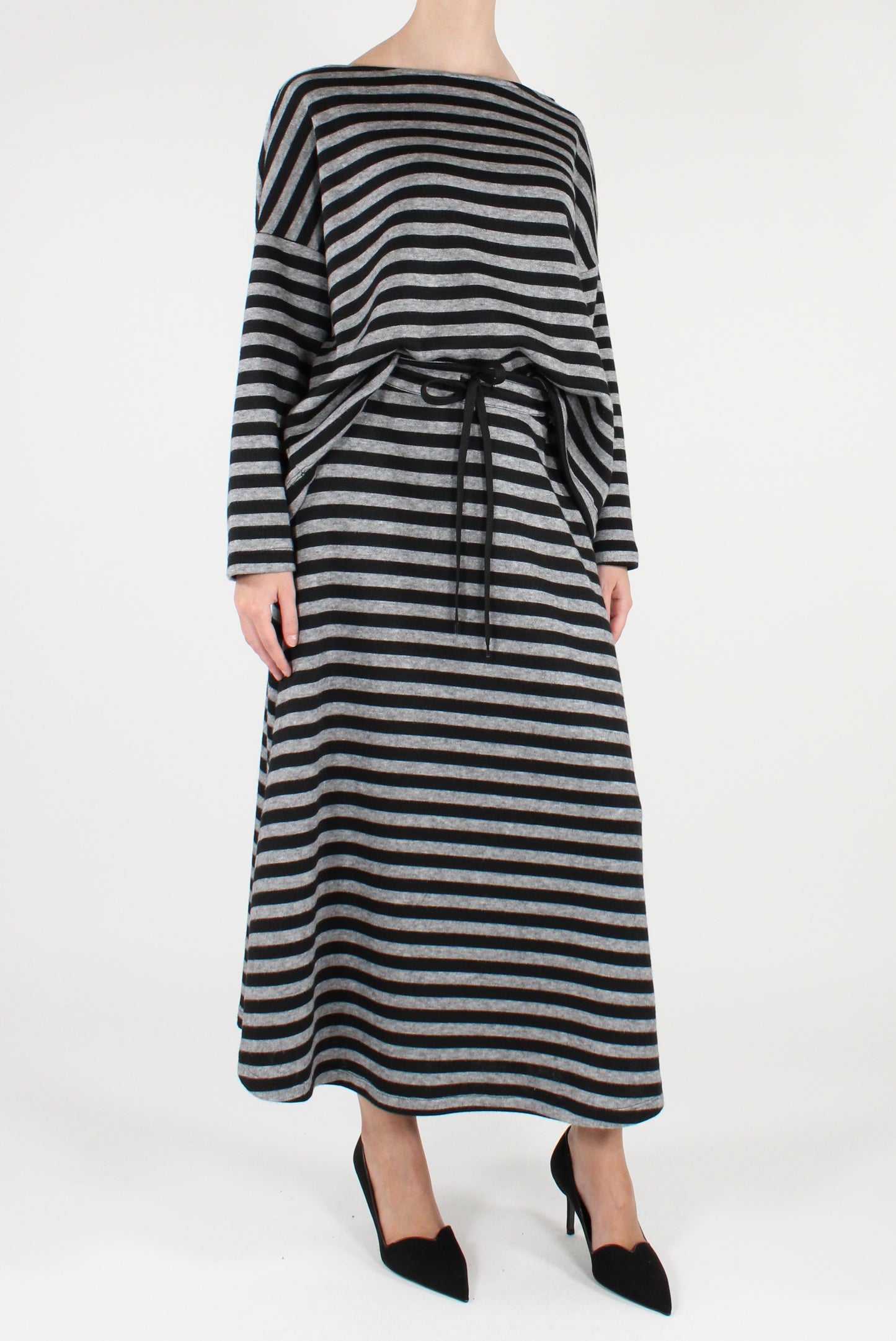 Gilet a Righe con Spalline