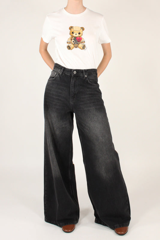 T-shirt Stampa Orsetto Robot