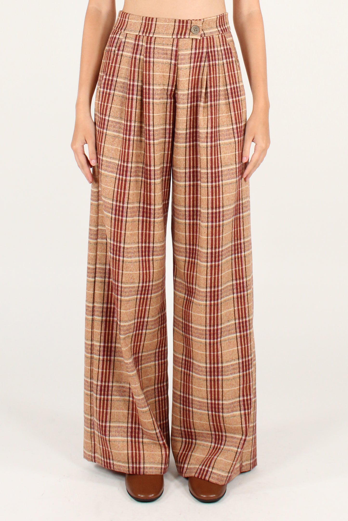 Tartan Palazzo Pants