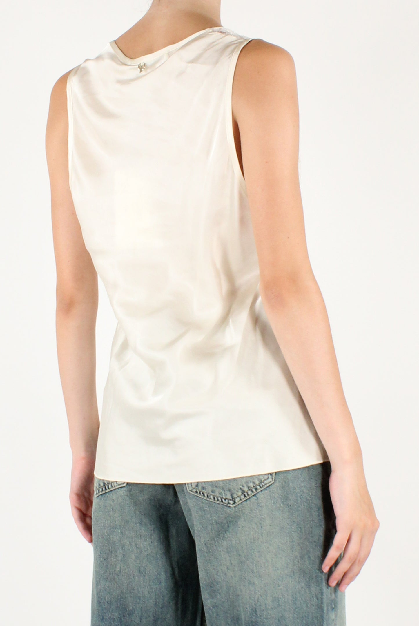 Top in Viscosa con Pizzo