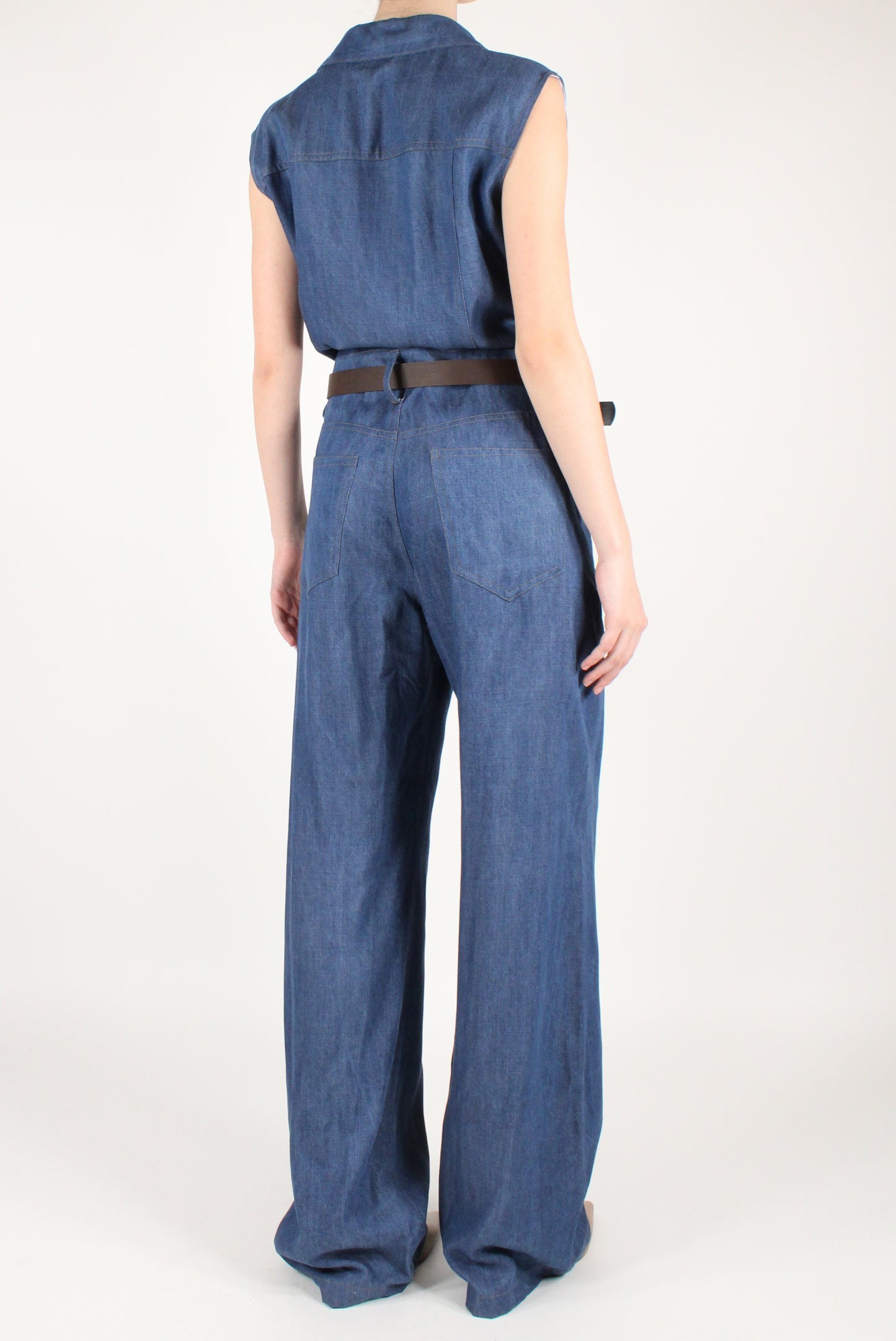 Tuta Smanicata in Denim