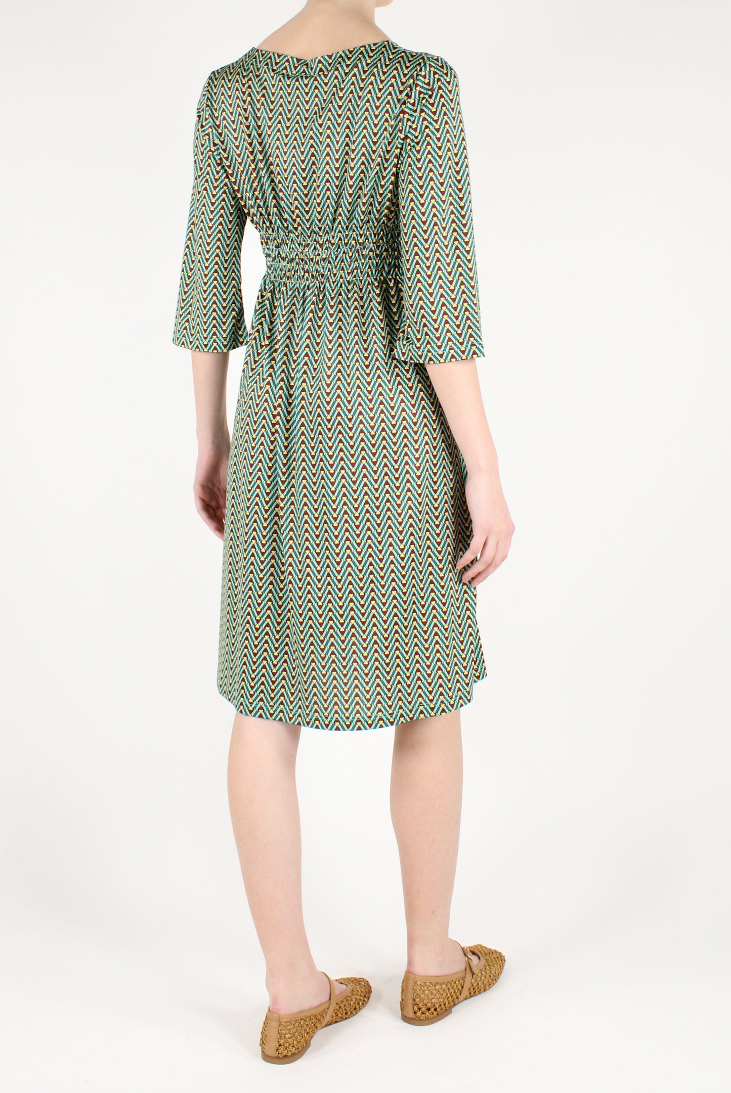 Geometric Pattern Short Dress