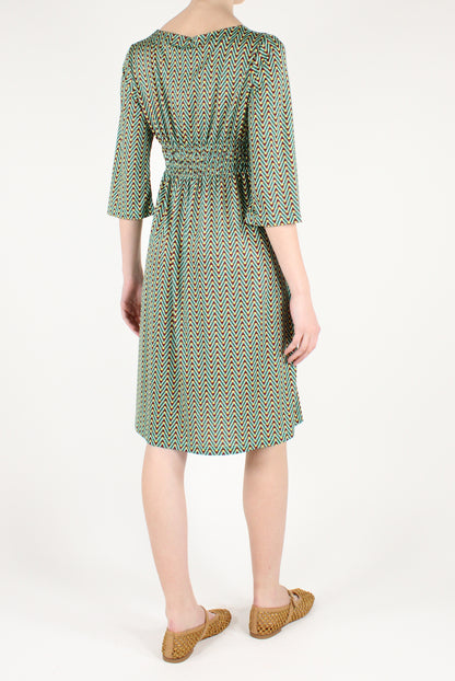 Geometric Pattern Short Dress