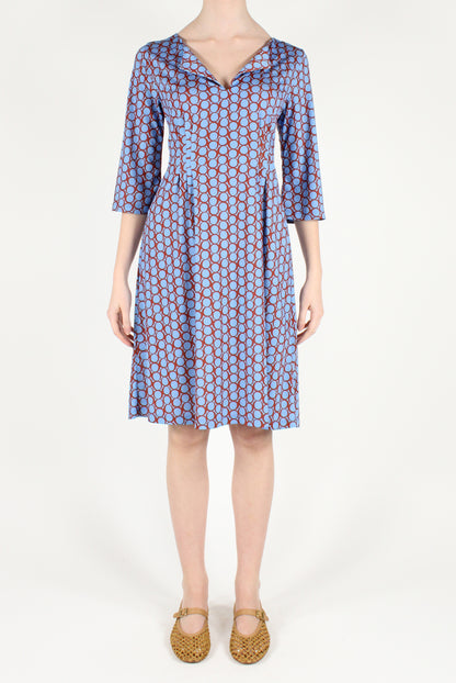 Geometric Pattern Short Dress