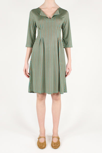 Geometric Pattern Short Dress