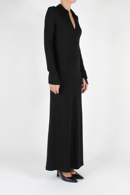 Long Stretch Viscose Dress