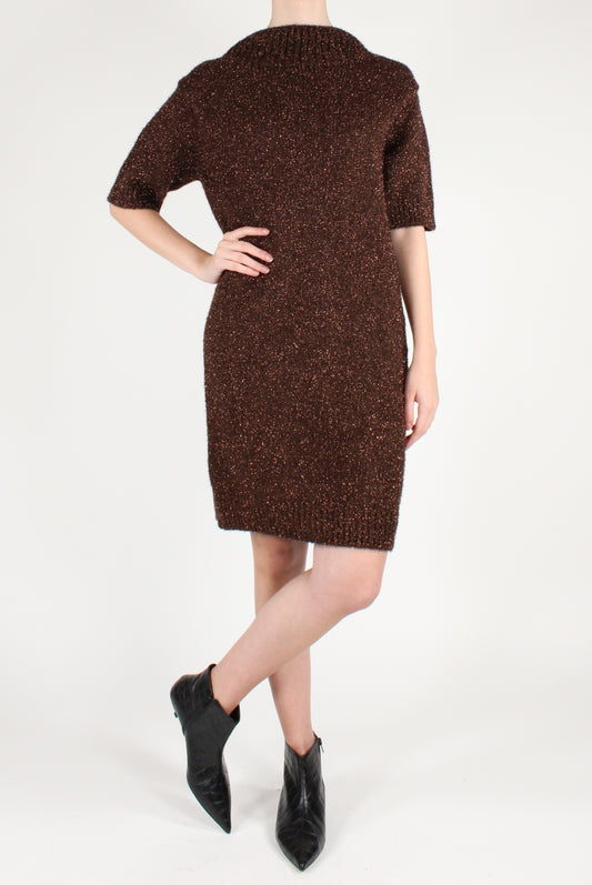 Knitted Dress with Lurex