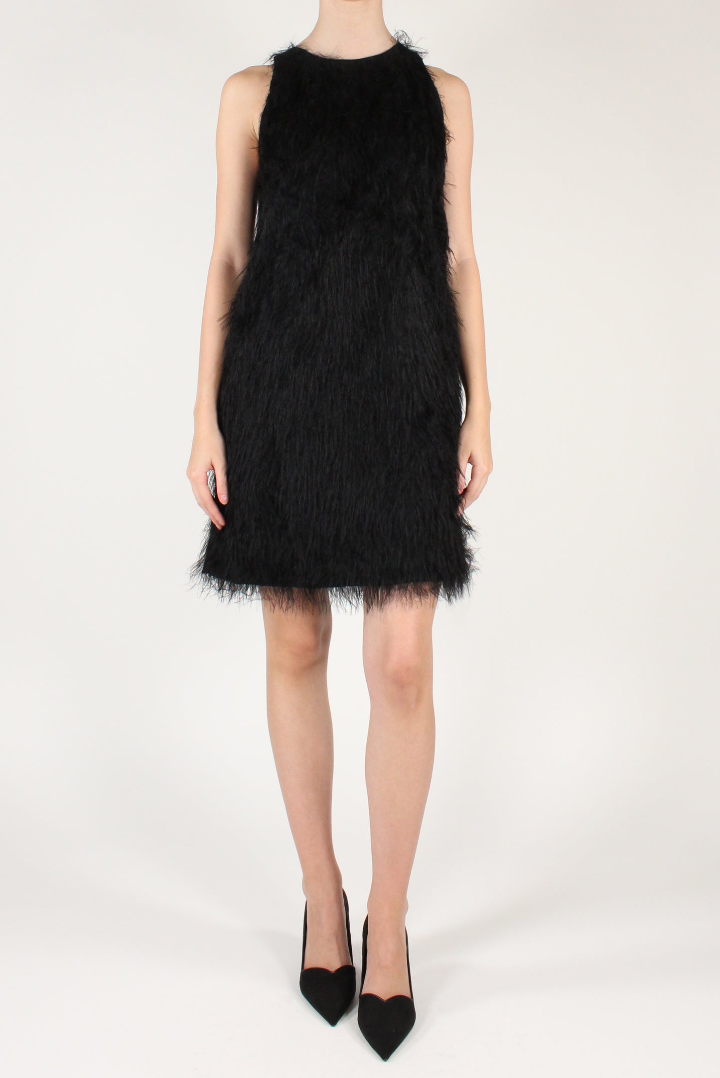 Abito Corto Smanicato Fluffy