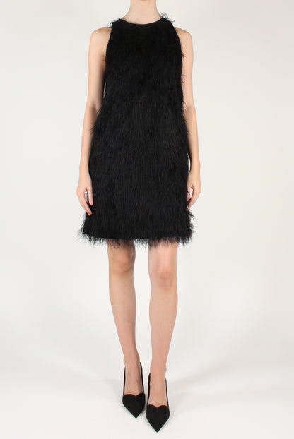 Abito Corto Smanicato Fluffy