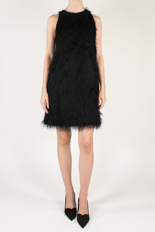 Abito Corto Smanicato Fluffy