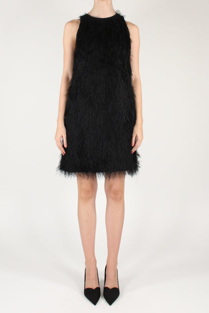 Abito Corto Smanicato Fluffy