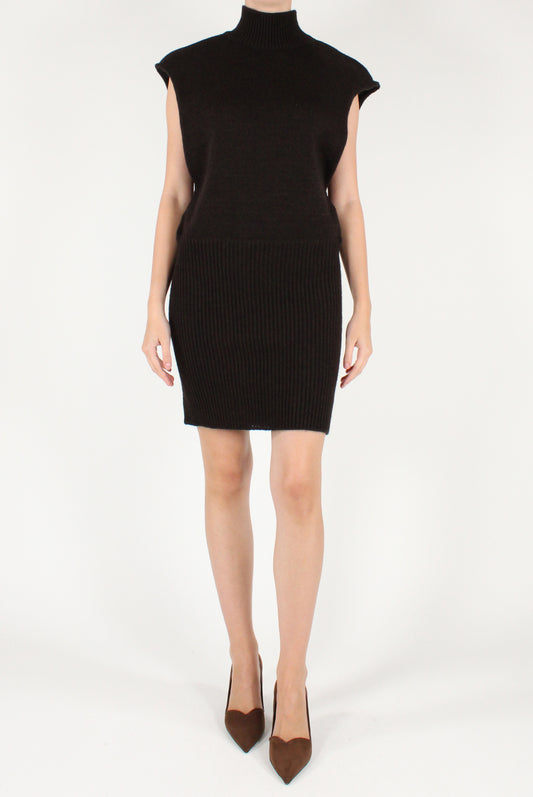 Abito Corto in Maglia