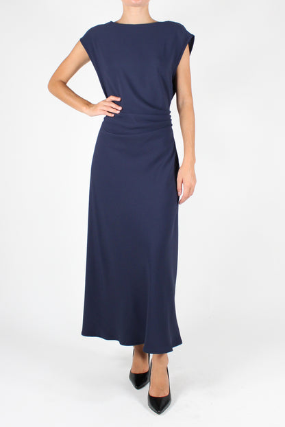 Long Flared Sleeveless Dress