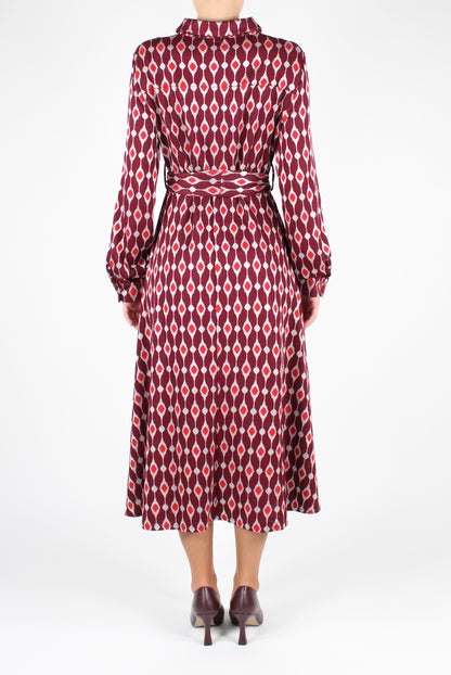 Long Dress with Geometric Pattern