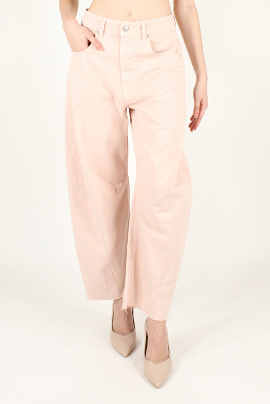Five Pocket Jeans Balloon Cut with Abrasions