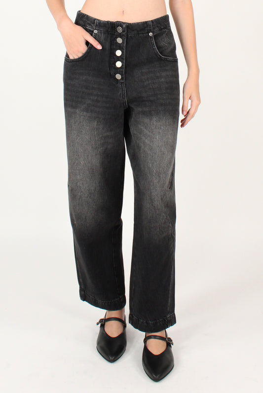 Jeans Balloon Bottoni a Vista