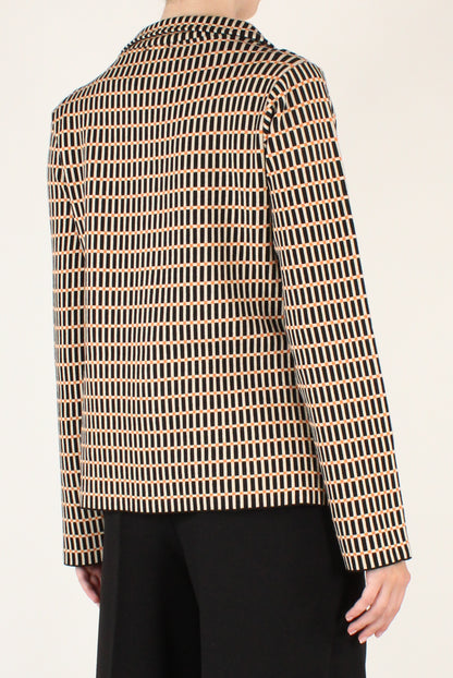 Blazer Stampa Fantasia Geometrica