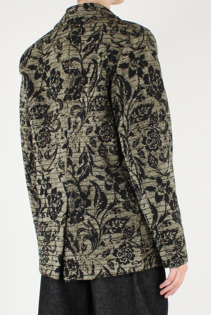 Blazer Fantasia Floreale con Lurex