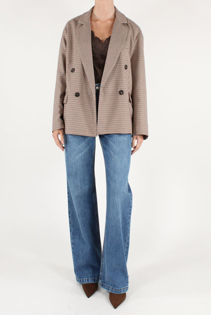 Blazer Doppiopetto Mini Pied de Poule