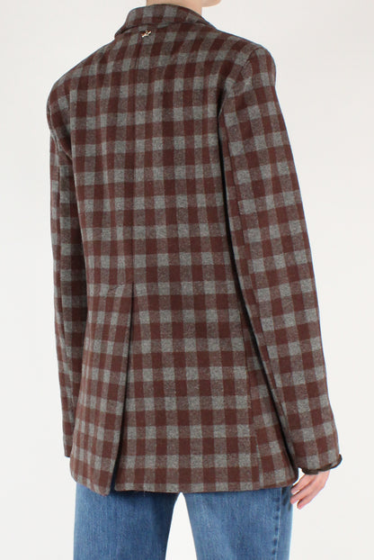 Blazer Monopetto a Quadri