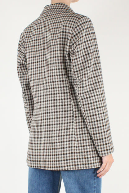 Blazer Monopetto a Quadretti