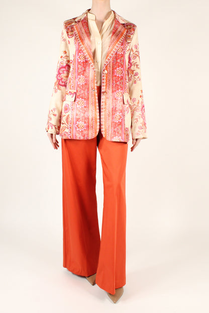 Blazer Fantasia Decoro Floreale