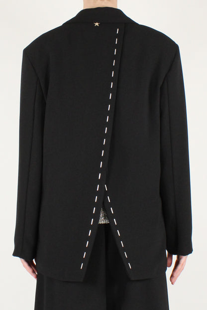 Blazer Monopetto con Spacco sul Retro