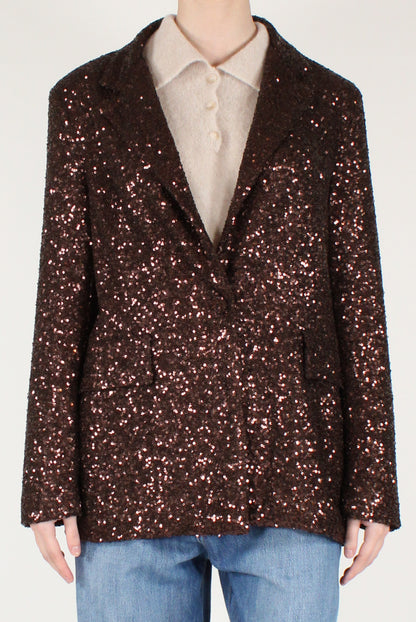 Blazer Monopetto con Paillettes