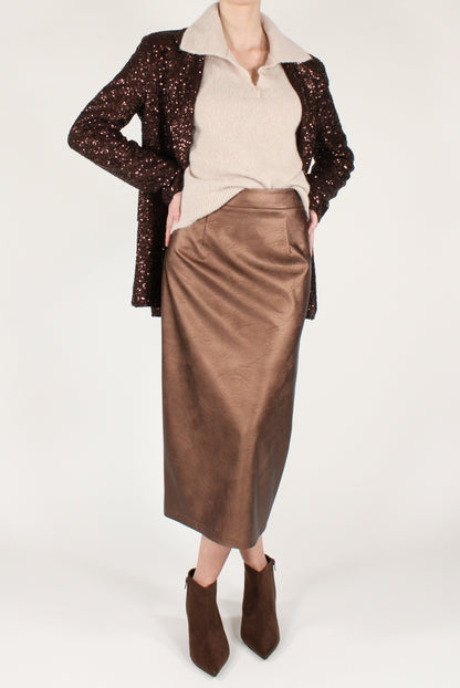 Blazer Monopetto con Paillettes