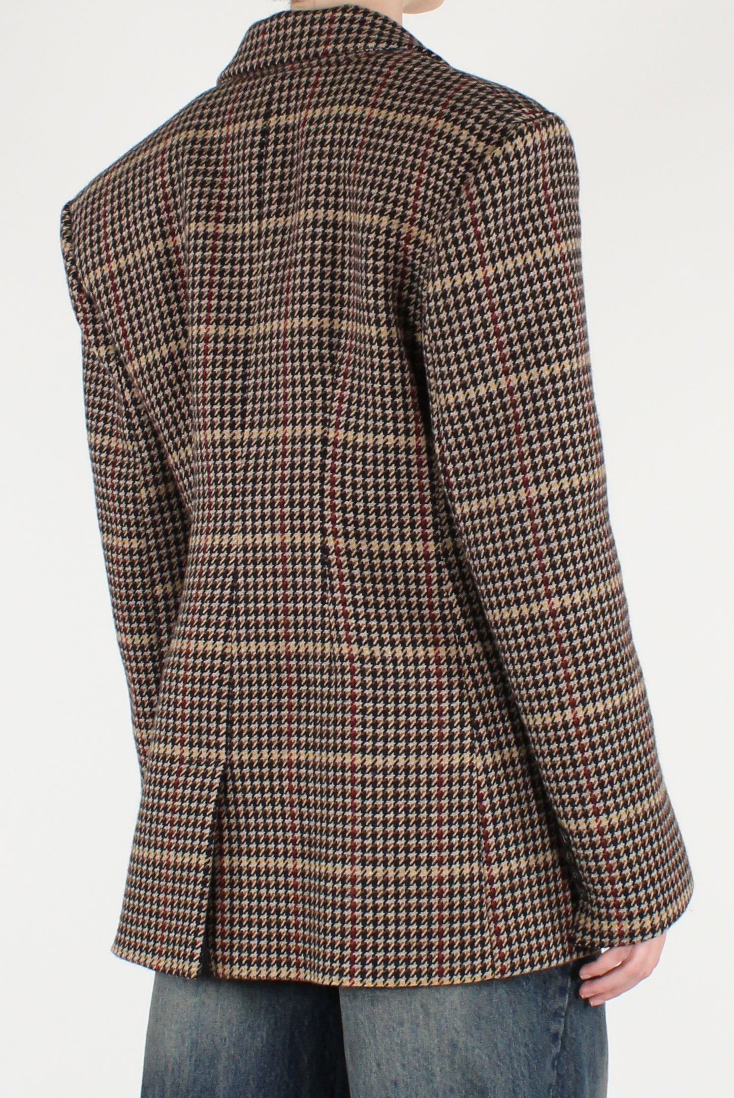 Blazer Doppiopetto Fantasia Pied de Poule