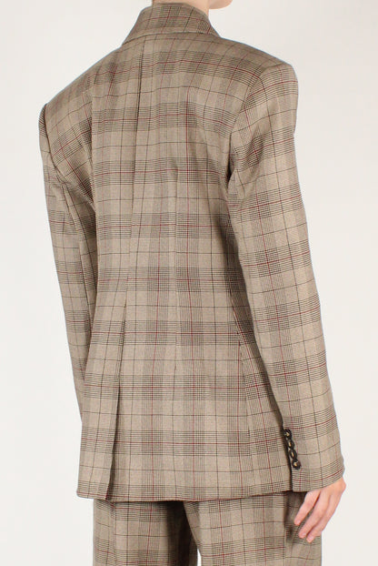 Blazer Doppiopetto in Tartan
