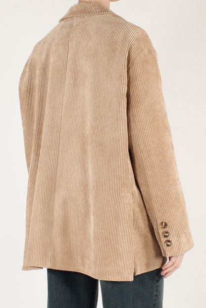 Giacca in Velluto a Coste con Spille