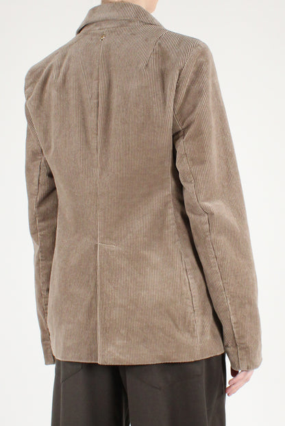 Blazer Monopetto in Velluto a Coste