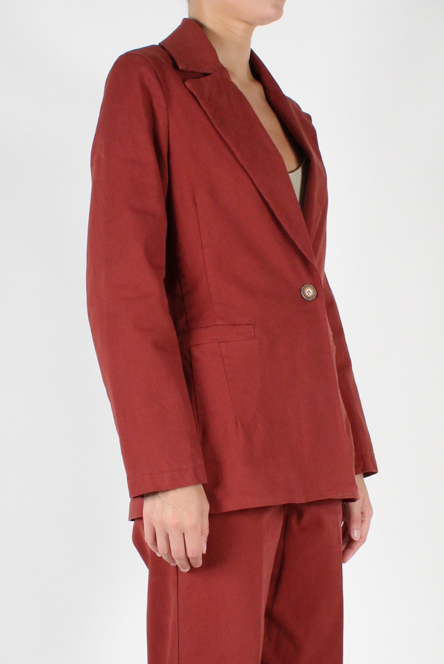 Cotton Gabardine Blazer