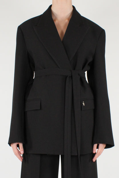 Oversized Blazer with Belt