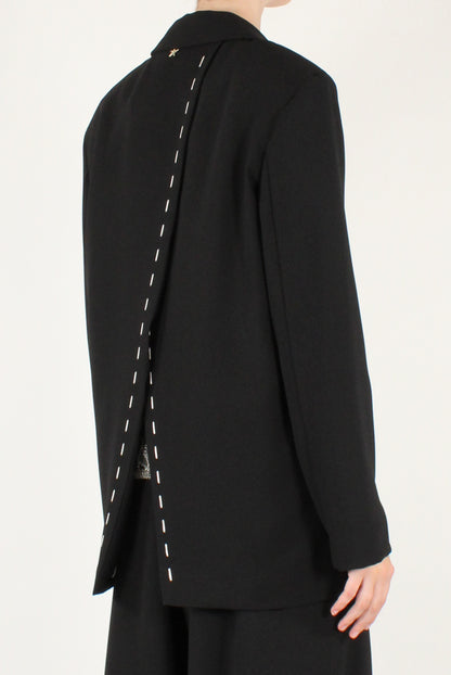 Blazer Monopetto con Spacco sul Retro