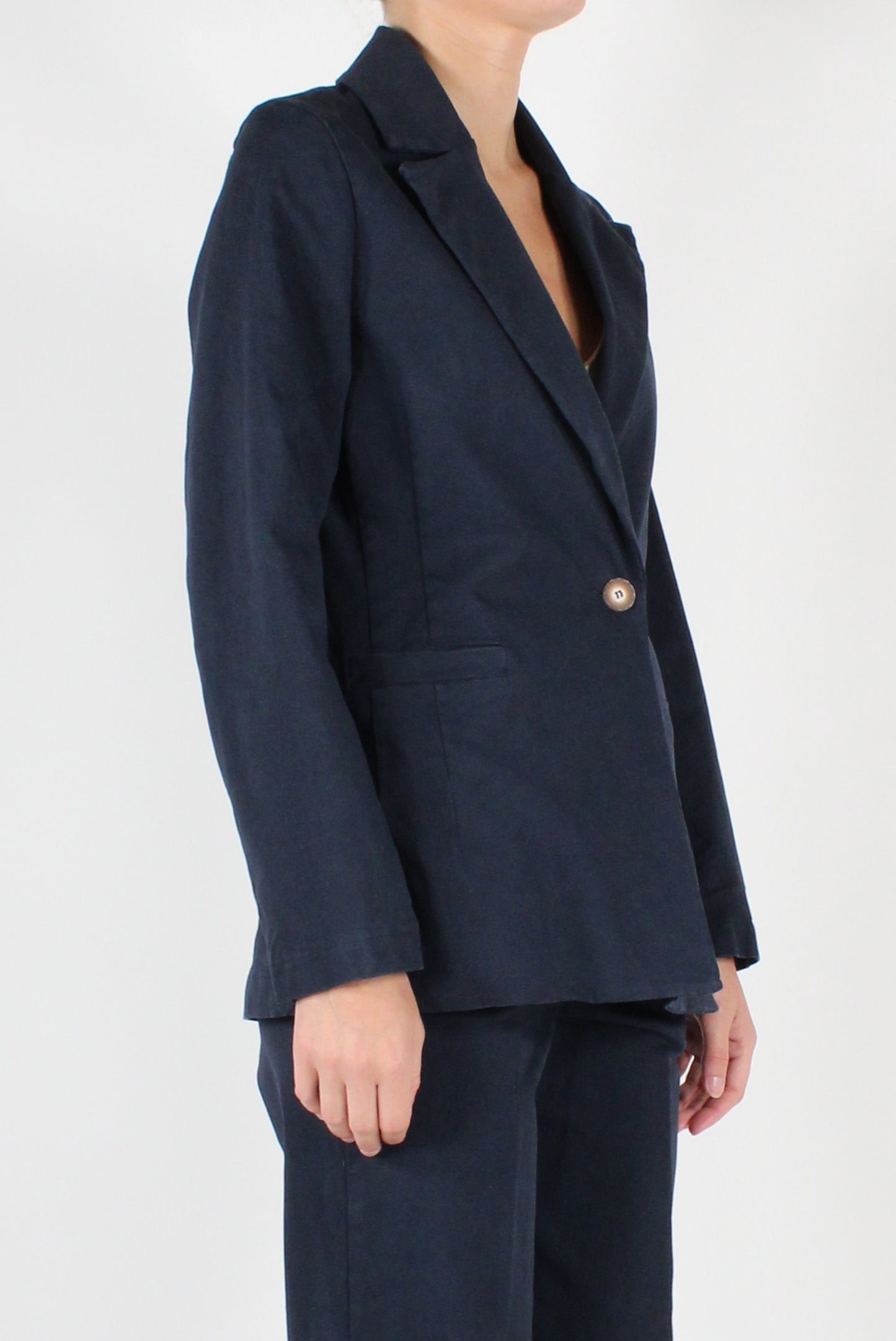 Cotton Gabardine Blazer